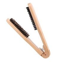 rosenice Wooden Straight Hair Ply Comb 8.66 Inch Bamboo Hair Straightener Brush for Frizz-Free Smoothing and Styling with Anti-Static Design