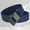 Blue, variant on Men's Elastic Elastic Waistband Business Casual Nylon Peplum Belt Without Teeth Automatic Buckle Belt Customized Belt for Men Mi Belt String Belts for Men Click Belts Men's Cowboy Belt Belt Men Thin