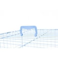 thumbnail image 4 of Carlson Pet Products Compact Deluxe Metal Dog Crate with Pan, Blue, Small, 24"L, 4 of 6