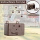 thumbnail image 3 of Anti Barking Device, 50 FT Ultrasonic Dog Barking Control Device, Neighbor Dog Silencer, 4 Modes Bark Box, Dog Barking Silencer for Indoor and Outdoor Use, Waterproof Dog Barking Deterrent O, 3 of 5