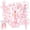 3A-50pcs, variant on 35pcs-50pcs Elegant Stationery Stickers Pink Teacher Reward Stickers Dance Kids Stickers Toy for Laptops Suitcase Fridge