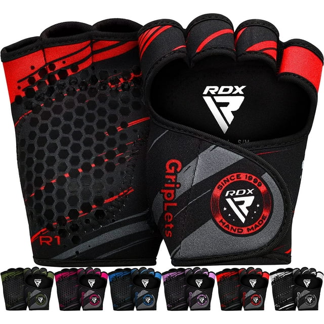 Rowing Machine Gloves With Silicon Grip - Erg, Kayak, Weightlifting & Gym Workout Gloves