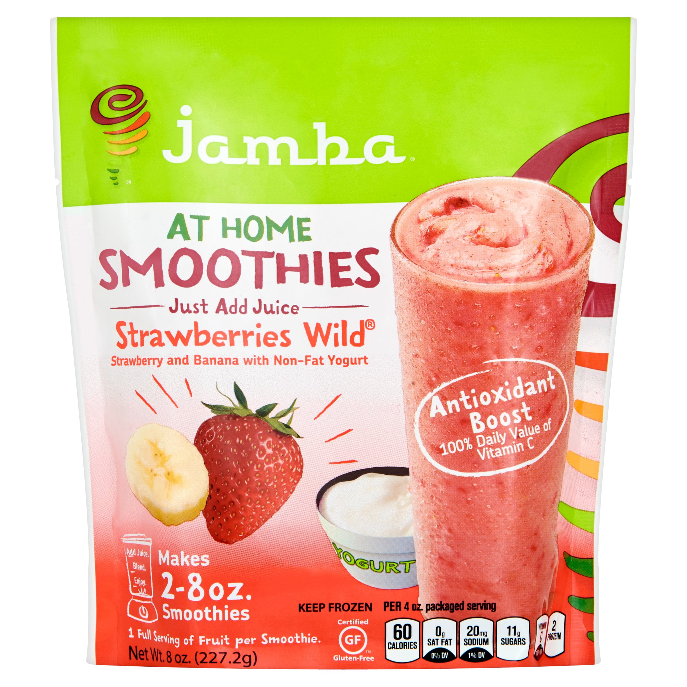 Jamba at Home Strawberries Wild Smoothies Yogurt, 8 oz