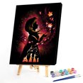 thumbnail image 2 of Dibujos animados Anna pintura al óleo por números Kit DIY pintura acrílica sobre lienzo sin marco Sywqhk Decoración hogareña, 2 of 9