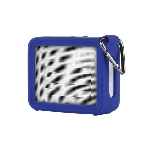Hi.FANCY Bluetooth Speaker Cover Wireless Speaker Soundbox Silicone Protector Replacement for JBL Go 2, Blue