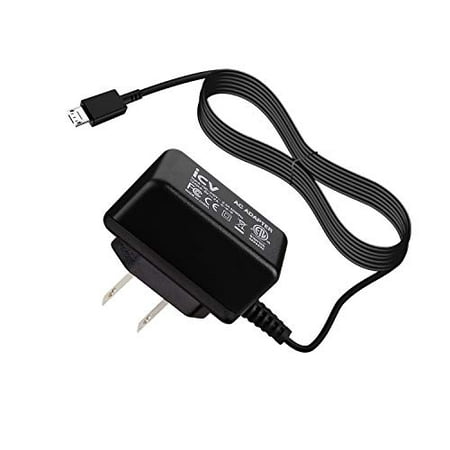 

icv Micro USB Wall Charger 5V 2A Power Adapter with US Plug and Fixed Micro Cable for Samsung Galaxy S6 S5 S4 S3 S2 Si9003 S5820 N7100 Note3 Note4 Black