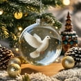 thumbnail image 4 of Nature’s Birds Crystal Glass Ornament Set, Hummingbird Ornaments for Christmas Tree Cardinal Bird Glass Clear Plastic Christmas Balls Xmas Tree Memorial Gifts, Holiday Family, 4 of 6
