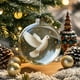 thumbnail image 5 of Herunwer Winter Birds Christmas Glass Bauble Collection, Nature’s Birds Crystal Glass Ornament, Cute Hummingbird Christmas Tree Ornaments, 5 of 6