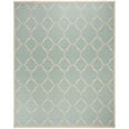 thumbnail image 4 of SAFAVIEH Beach House Sharla Geometric Indoor/Outdoor Runner Rug, Aqua/Cream, 2'2" x 8', 4 of 10