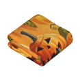 thumbnail image 5 of Halloween Blanket Throw Blanket for Couch Sofa and Bed, Halloween Cute Pumpkin (4) Halloween Plush Throw Blanket, Halloween Decor Fuzzy Cuteness Comfy Flannel Blanket, 5 of 7