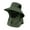 Army Green, variant on HUANLEDASH Wide Brim Bucket Hat UPF 50 UV Protection Sun Hat Summer Outdoor Fishing Visor Hat with Neck Flap And Face Guard for Camping Hiking Gardening