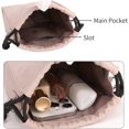 thumbnail image 3 of Crossbody Bag for Women Drawstring Bucket Bag Waterproof Small Purses with Detachable Strap, 3 of 7