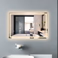 thumbnail image 4 of RADIANCE goods Back Lit Rectangular TouchScreen LED Mirror 3 Color Temperatures 3000K-6000K 36" Wide, 4 of 10