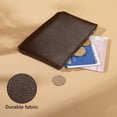 thumbnail image 4 of Coin Purse, PU Lychee Pattern Zipper Coin Purse Portable Coin Purse Mini Change Wallet for Women Coin Pocket Mini Money for Women Credit Card ID Key set Lipstick, 4 of 5
