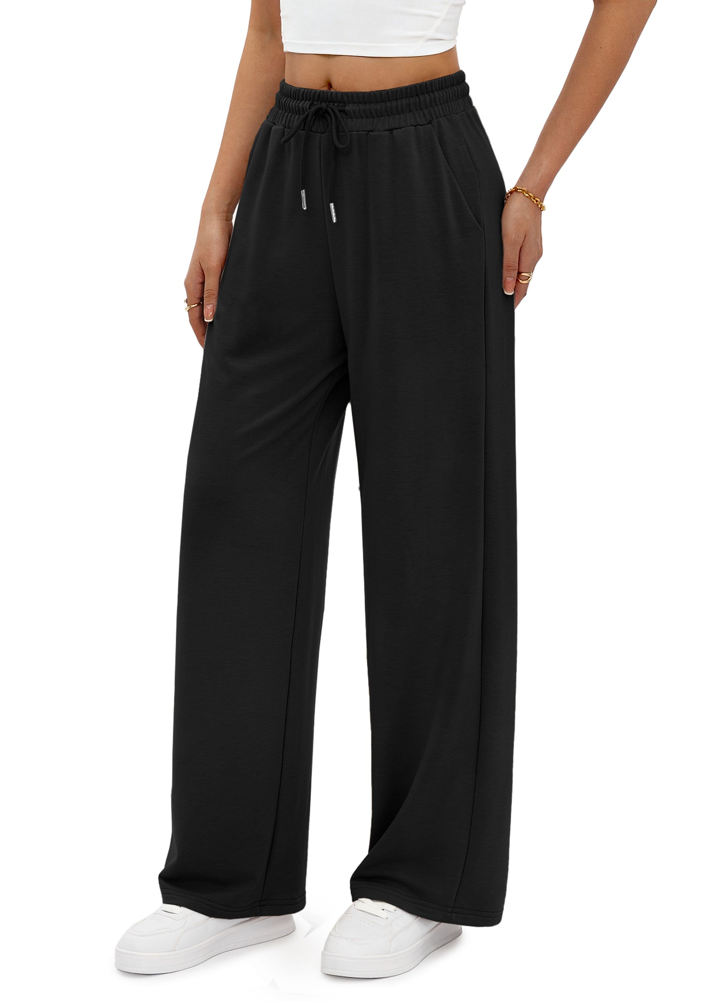 Fantaslook Women's Wide Leg Baggy Sweatpants photo 7