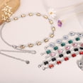 thumbnail image 4 of Cinturón de cadena de metal Uxcell, cinturones de cadena Concho de metal con strass para mujeres, cinturón de cintura para vestidos, jeans y atuendos de conciertos de country, Rojo, 4 of 6