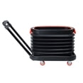 thumbnail image 3 of Wswqop Collapsible Car Bucket Fishing Basket with Wheels Telescoping Handle 37L Trolley, 3 of 8