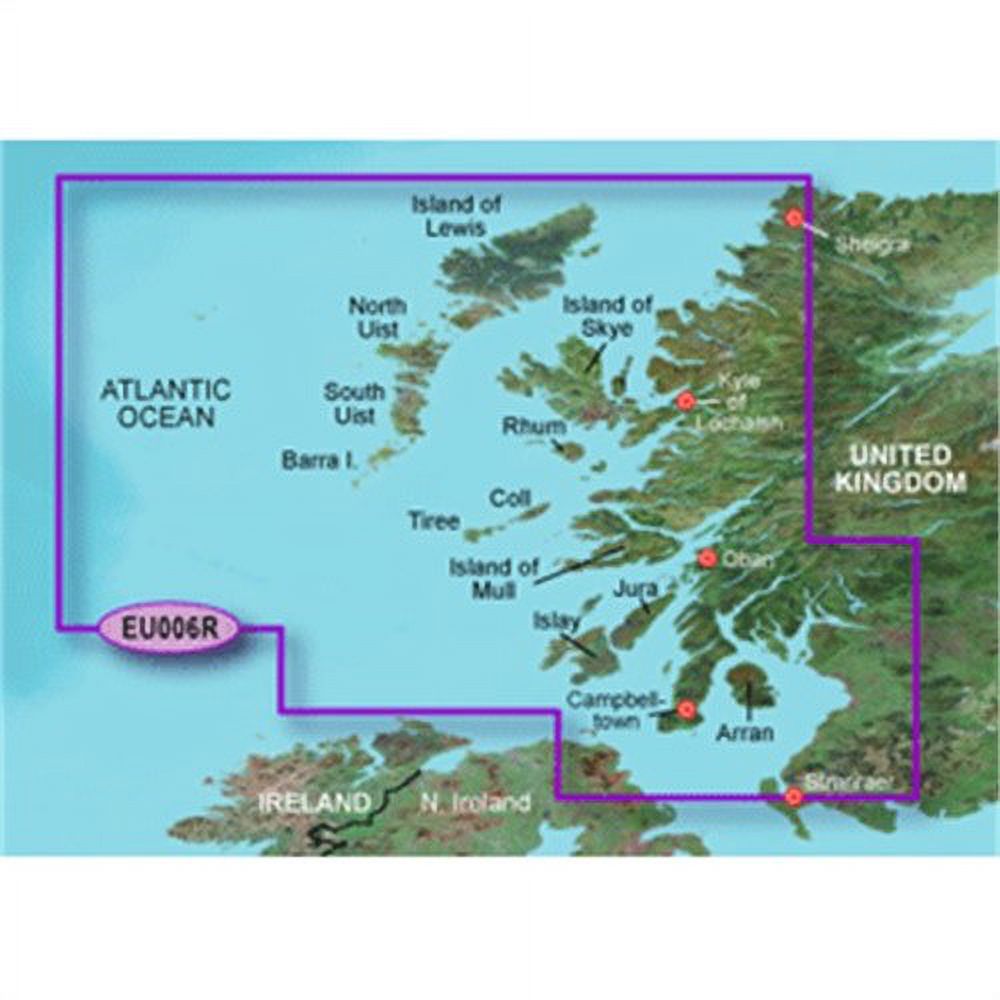Garmin BlueChart g3 - HXEU006R (microSD/SD Card) BlueChart g3 - HXEU006R - Scotland West Coast - image 2 of 2