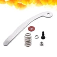 thumbnail image 3 of 3 PCS Guitar Vibrato Tailpiece Hand Crank Saddles Rod Dresser Silver, 3 of 8