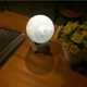 thumbnail image 2 of Lámpara de luna, lámpara lunar de impresión 3D de 3,5 pulgadas, luz nocturna con soporte de mano negro como regalo de cumpleaños para niños, mujeres, niñas, niños, control táctil de carga USB. XianweiShao 8390611992156, 2 of 4