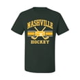 thumbnail image 2 of Wild Bobby City of Nashville Hockey Fantasy Fan Sports Men's T-Shirt, Forest Green, Large, 2 of 5