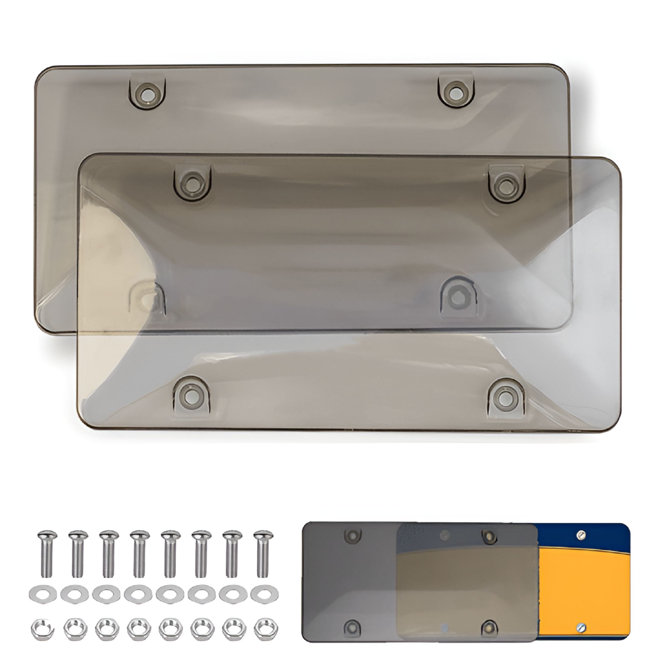 Cruiser Accessories, License Plate Frame, Barbed Wire Metal, 6x12