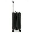 Elite Luggage Fullerton Hardside CarryOn Spinner Luggage, Black