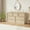 Wood color, variant on TEQIN 6 Drawer Dresser for Bedroom,Larger Chest of Drawers,Storage Cabinet, Modern Design Dresser Wide Chest of Drawers Organizer Storage for Bedroom, Living Room, Porch