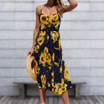 thumbnail image 3 of Ladies Bodycon Midi Dress Backless Sexy Tunic Dress Single Breasted Daily Outfit, 3 of 9