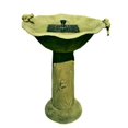 thumbnail image 2 of Acadia Solar Birdbath, Olive Green Finish, 2 of 2