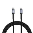 thumbnail image 5 of TELLUR Type C to Type C Data Cable, Fast charging 3A, 60W, 100 cm, Nylon, Compatible with Type-C devices, Black, 5 of 6