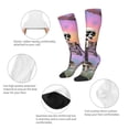 thumbnail image 3 of Pofeuu Sky Sunflower Skull Print Stockings, Adult Running Hiking Socks for Youth and Adult, 3 of 6