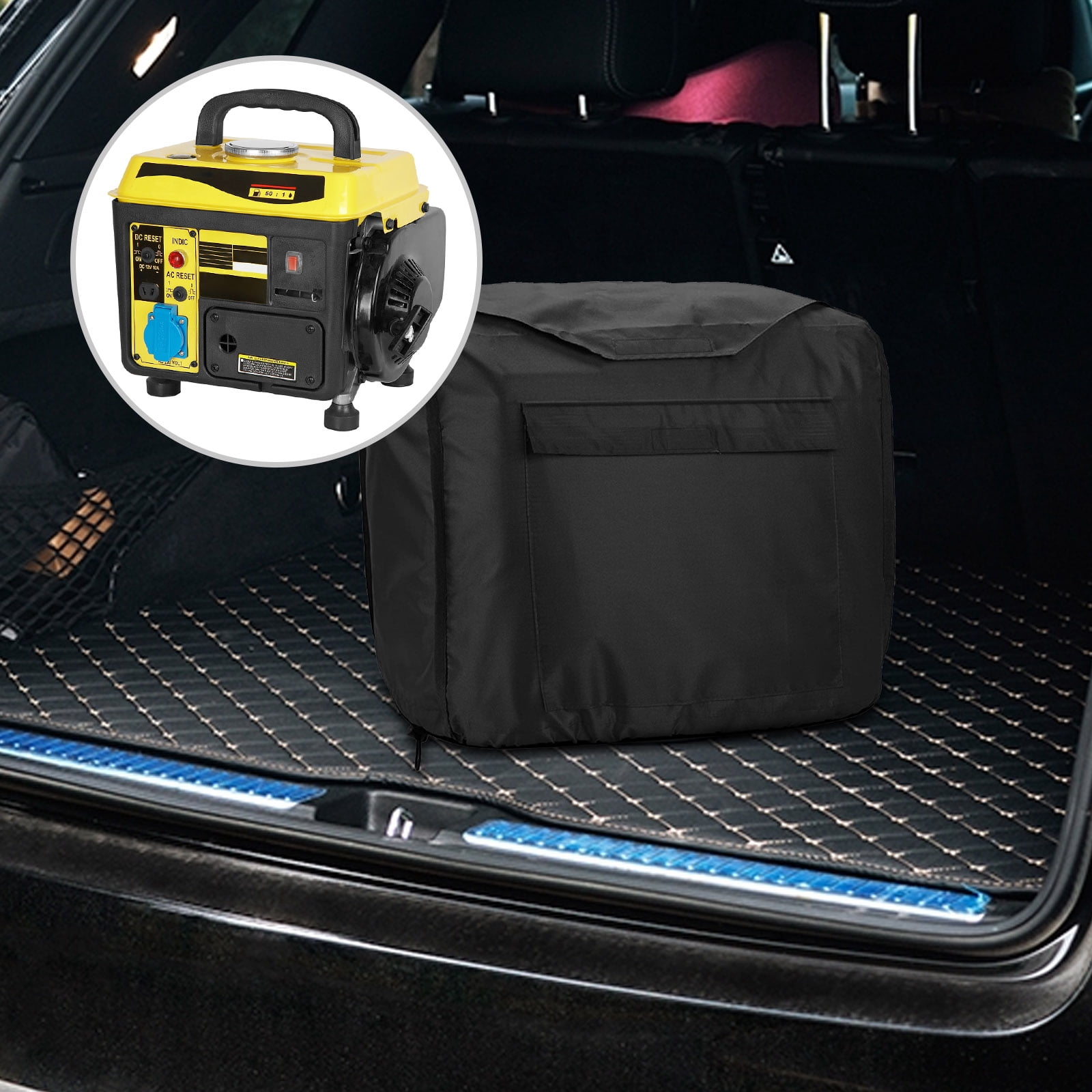 Copertura Impermeabile Per Generatore TOCCOOL – Compatibile Con Honda EU2000i, EU2200i E Altri Modelli, Tessuto Oxford Con Cordone Elastico