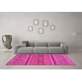 thumbnail image 3 of Ahgly Company Indoor Rectangle Abstract Pink Modern Area Rugs, 2' x 3', 3 of 4