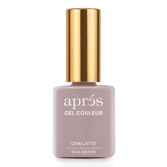 Apres Gel Couleur Gel Nail Polish, HEMA & TPO-Free, Chai Latte 317, 15ml