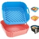 thumbnail image 1 of Forros de silicona Air Fryer, paquete de 2 unidades de 8.6 pulgadas para Airfryer de 4 a 7 cuartos, 1 of 7