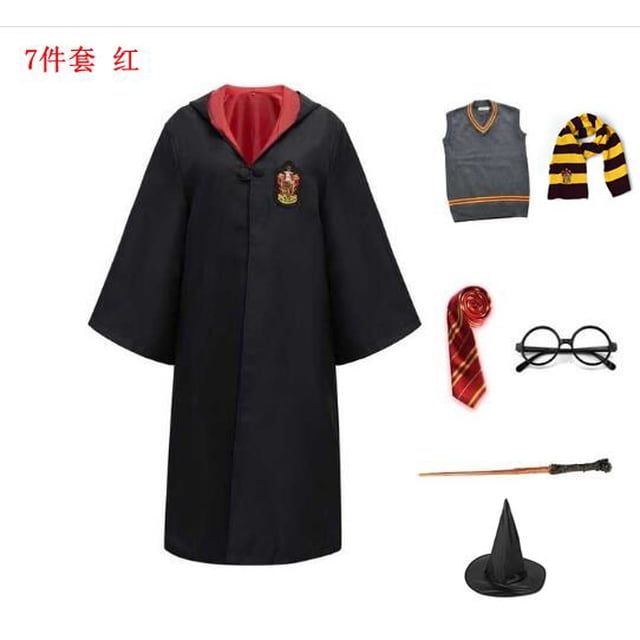 Capa de Hermione Granger de Hogwarts Potter para niñas y mujeres, disfraz de mago de Halloween, Cosplay