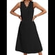 thumbnail image 2 of Vestidos de Verano para Mujer, Informales, Sin Mangas, con Encaje y Escote en V, Vestidos Midi Sin Mangas, Estilo Swing, para Vacaciones y Playa. Negro M, 2 of 5