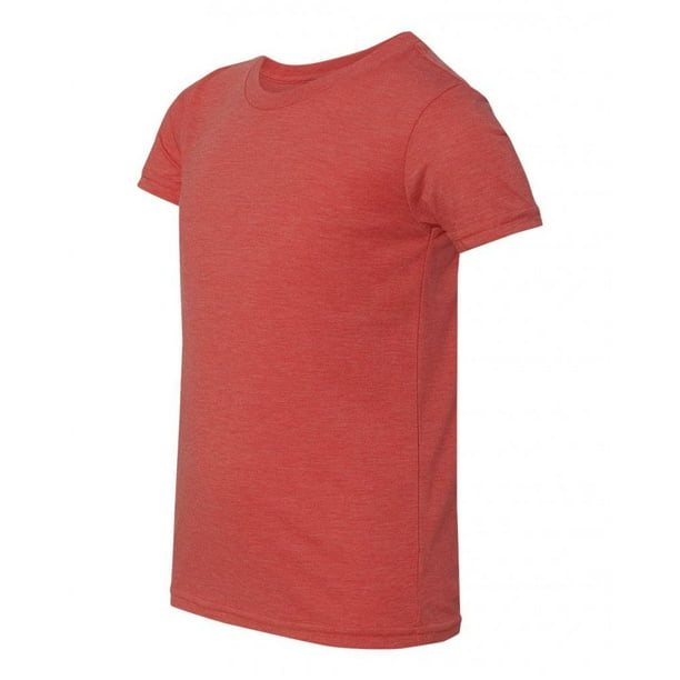 Camiseta de manga corta para jóvenes Jersey Camiseta de Jersey - Red Tri-Blend - Grande Bella Cima