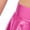 Hot Pink, variant on Girls 3Pcs Alien Cosplay Set Shiny Metallic Crop Top A-line Skirt Hair Hoop Outer Space Theme Party Gold 12