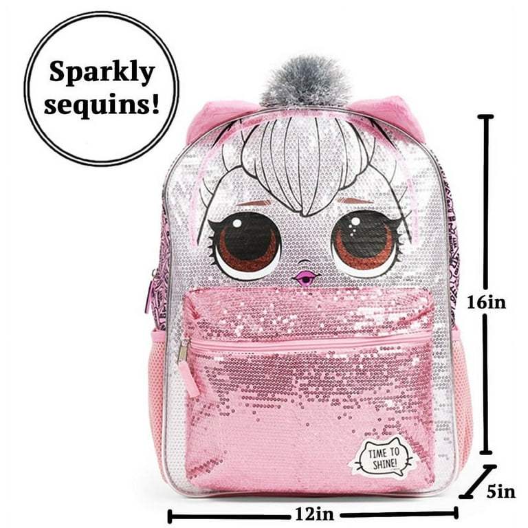 LOL Surprise Carrying Case Tote Doll Storage Pink Glitter w/Handle CASE  ONLY