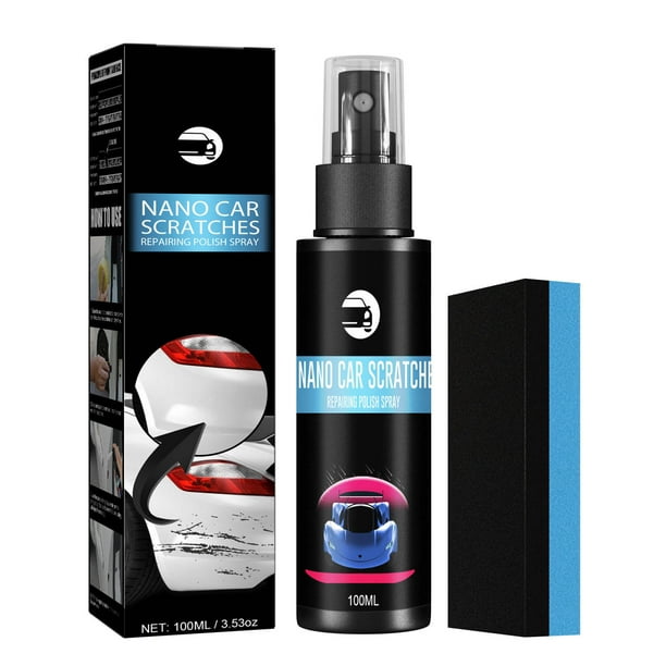 Xihbxyly Spray Reparador de Rayones para Auto, Tecnología de Recubrimiento Cerámico 9H, Elimina Rayones, Manchas y Marcas de Agua, Acabado Brillante de Larga Duración, Aplicación Universal, Set de 30