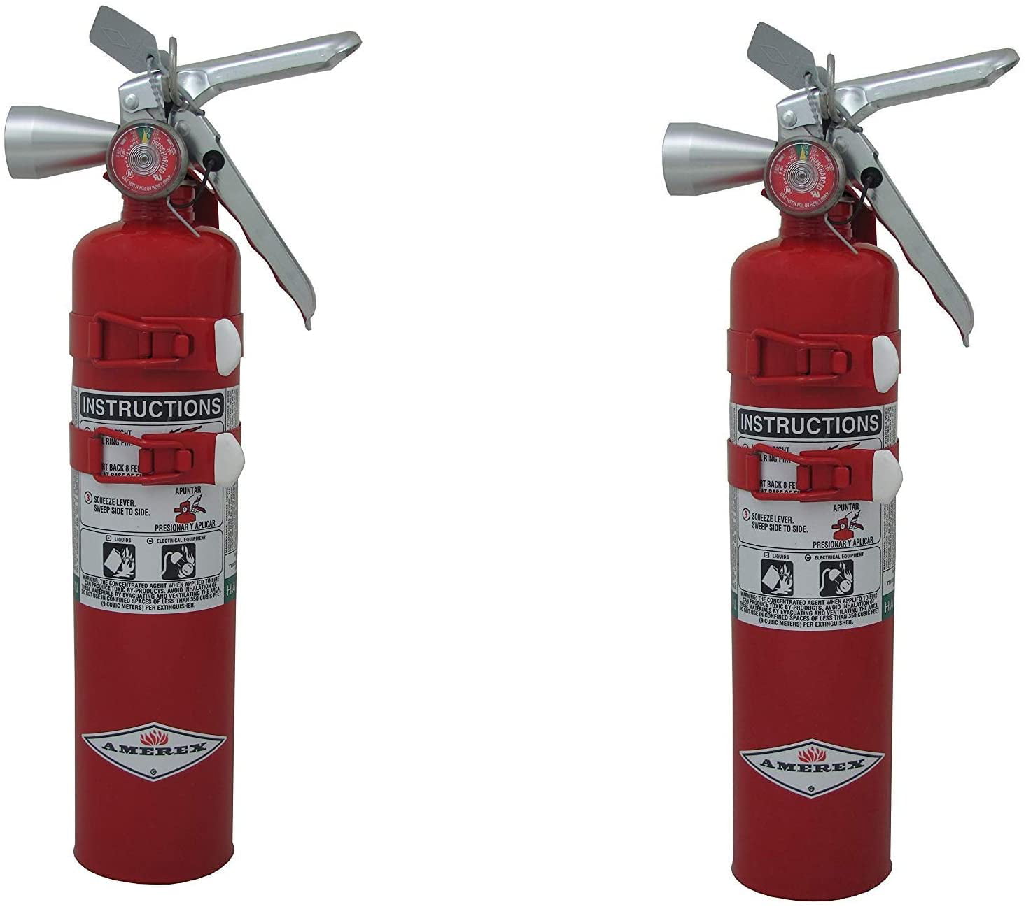 5lb Halotron I Class B C Fire Extinguisher Amerex B386T 