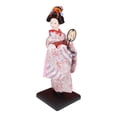 thumbnail image 2 of Muñeca geisha japonesa étnica, figura coleccionable, adorno de 23 cm, estatua artesanal de mujer, muñeca kimono para mesa, estante, regalo para niños Estilo G, 2 of 8