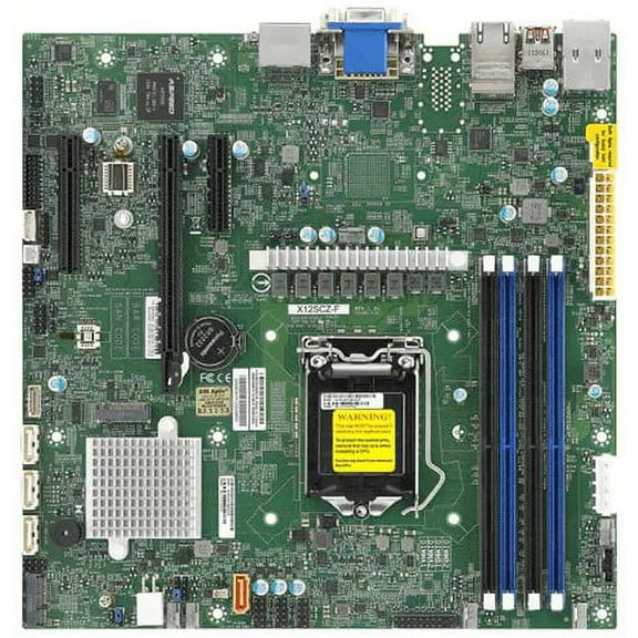 *NEW* Supermicro X12SCZ-F Motherboard Micro ATX - Intel Xeon W-1200 Processors - Single Socket LGA-1200 (Socket H5) - DDR4 Full Warranty