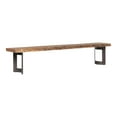 thumbnail image 2 of Moe's Home Collection Bent Bench Extra Small Smoked, 2 of 7