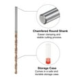 thumbnail image 5 of Uxcell 3.5mm Dia 100mm Long Length Titanium Coated K35 Tungsten Carbide Twist Drill Bits, 5 of 6