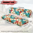thumbnail image 7 of FKELYI Hippie Flower Print UTV Seat Covers Compatible with Polaris Ranger XP 1000 2017-2023 Anti-Dust ATV Bench Cover Backrest Protector UTV Interior Decor, 7 of 7