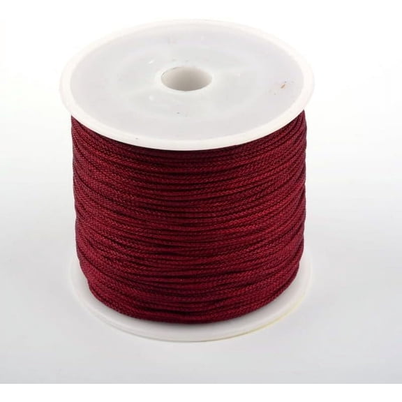 Nylon Thread Dark Red 1mm about 87.48 yards(80m)/roll