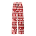 thumbnail image 7 of JGNGSHN Mens Big and Tall Christmas Pajamas Pants Soft Retro Boho Sleep Lounge Pants Warm Sleepwear Pants PJ Bottoms with Pockets and Button Fly, 7 of 7